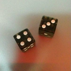 Transparent Gray Dice